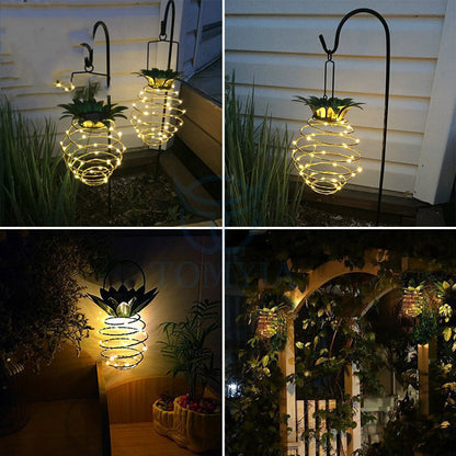 Waterproof Garden Pineapple Solar Lights