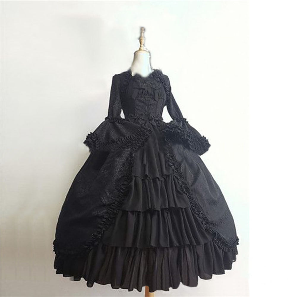 Vintage gothic court dress