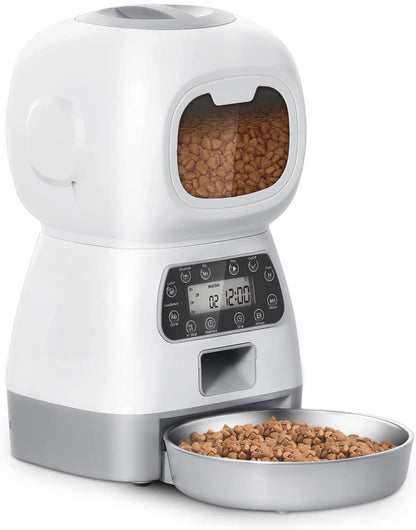 APP-Controlled Pet Feeder - Stainless Steel Bowl