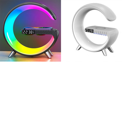 Intelligent G Shape Lamp: App-Controlled Bluetooth Speaker & Charger