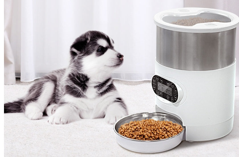 APP-Controlled Pet Feeder - Stainless Steel Bowl