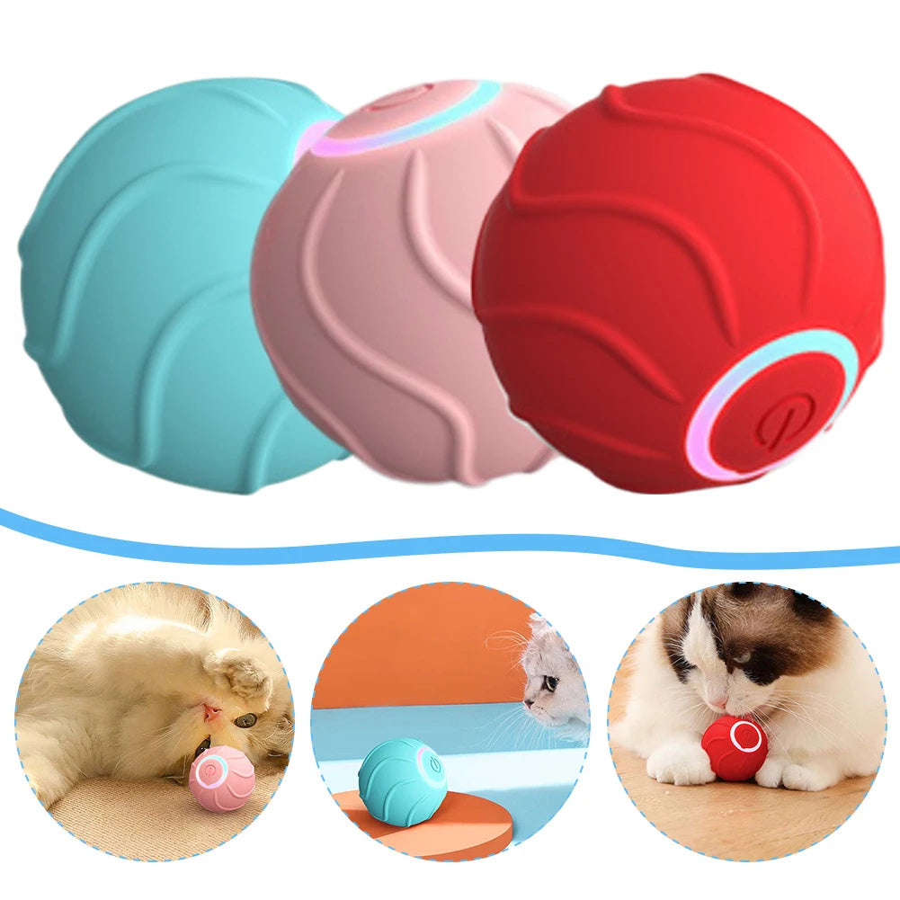 USB Powered Self-Bouncing Ball - Tease and Delight Your Kitty