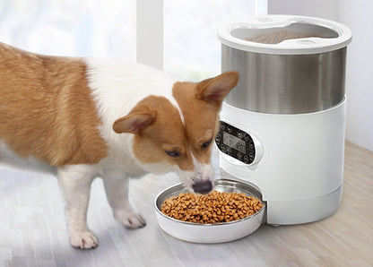 APP-Controlled Pet Feeder - Stainless Steel Bowl