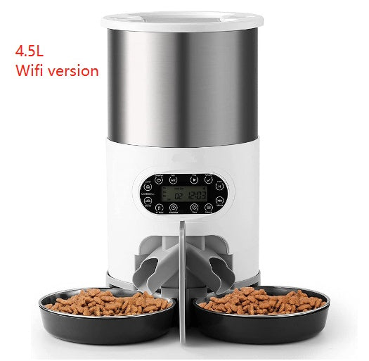 APP-Controlled Pet Feeder - Stainless Steel Bowl