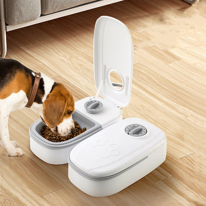 Stainless Steel Automatic Pet Feeder - Perfect for Busy Pet Owners!